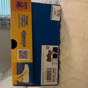 Skechers Blue Slip-Ins with Memory Foam